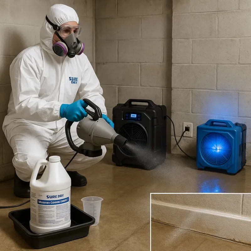 Sanitization and Odor Removal process in Derby, KS