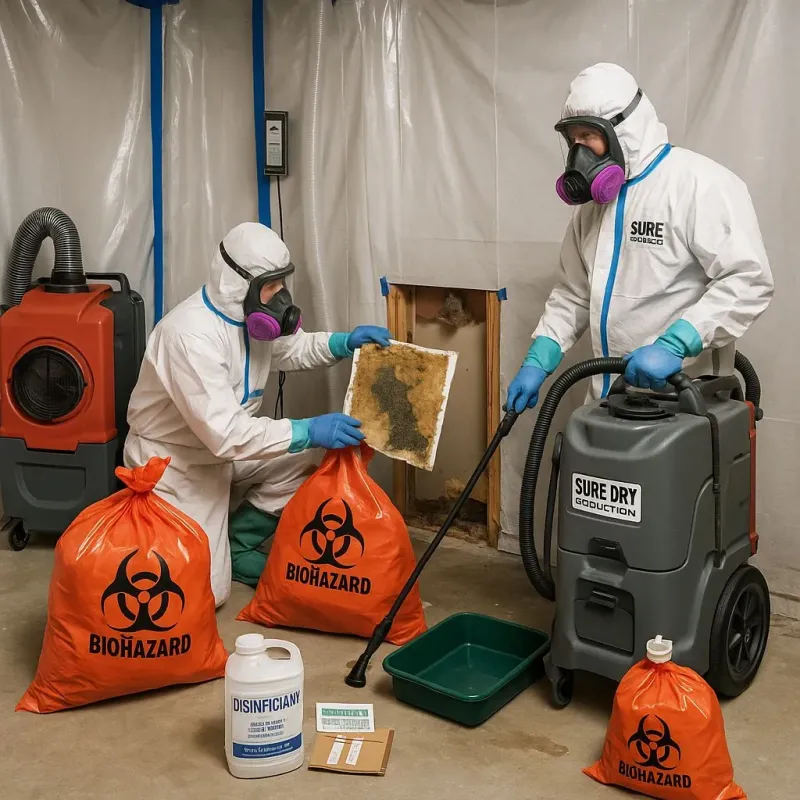 Contaminated Water Handling Protocols process in Derby, KS