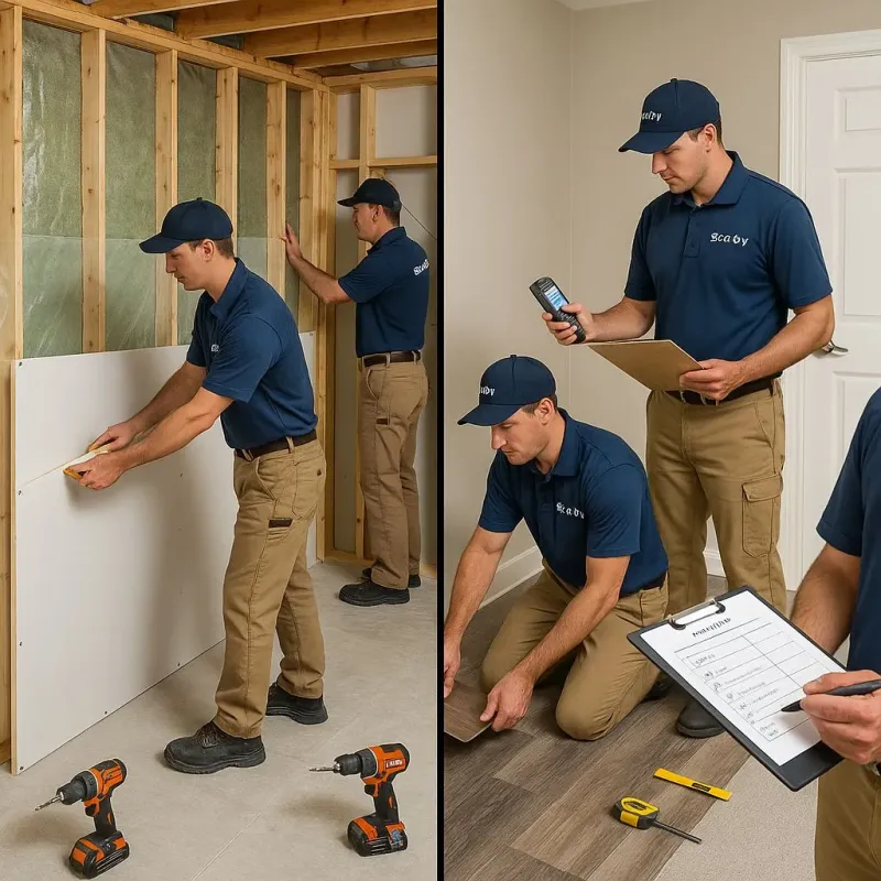 Repairs and Reconstruction process in Derby, KS